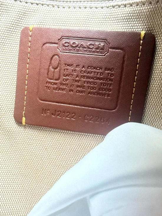 Coach Tan Leather Ergo Hobo Bag C2264 - Picture 12 of 16